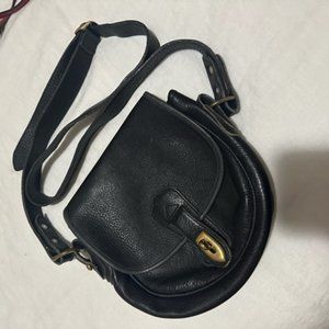 Vintage Dooney & Bourke Saddle Shoulder Bag